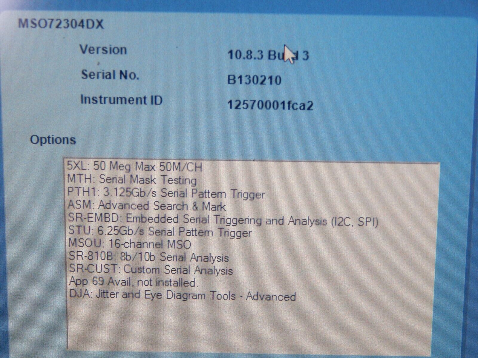 MSO72304DX 23GHz, 100Gs/s, 4+16 Channel, mixed signal oscilloscope MSO72304DX 23GHz, 100Gs/s, 4+16 Channel, mixed signal oscilloscope